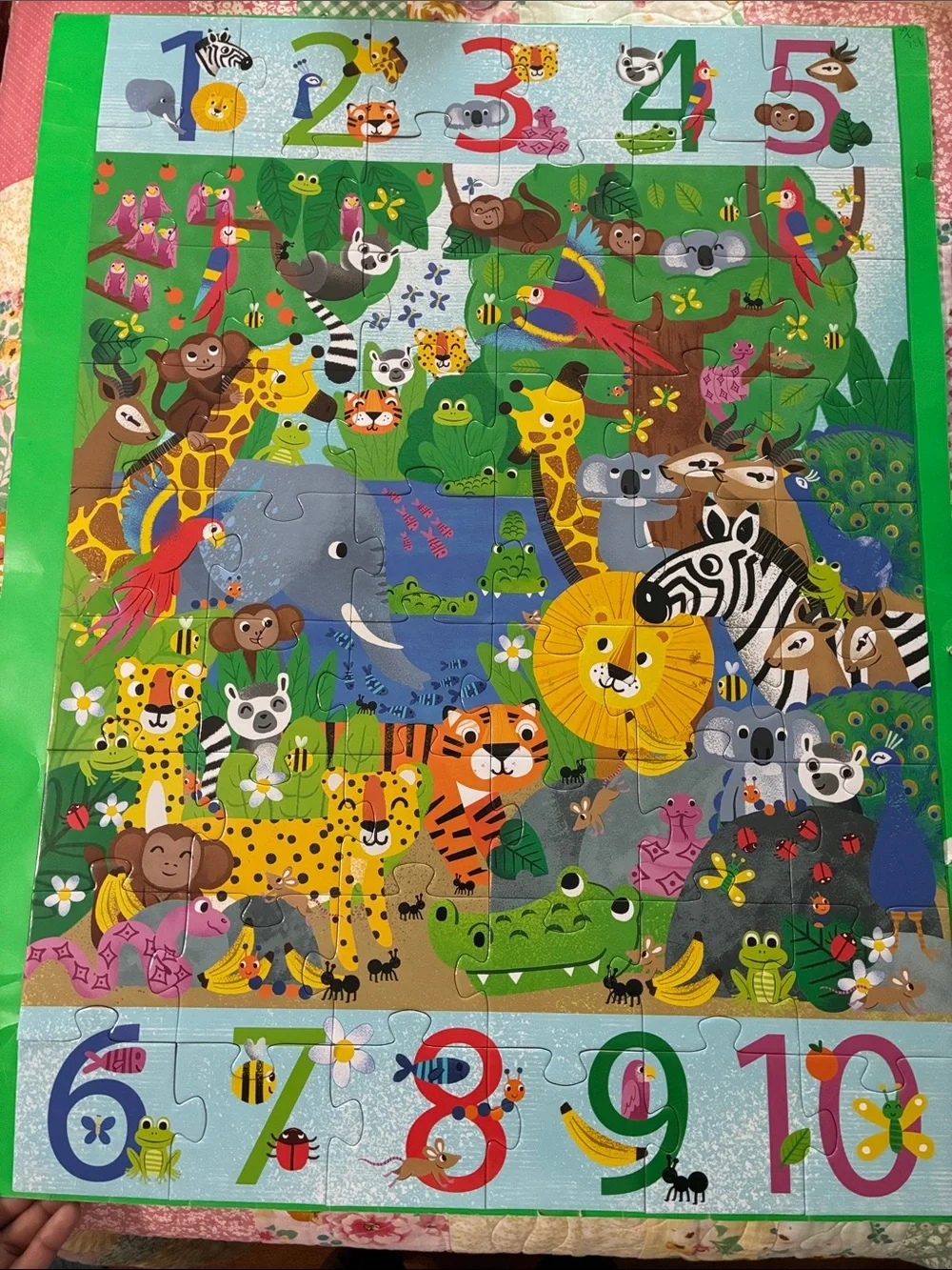 Djeco - COUNT TO 10 GIANT PUZZLE
